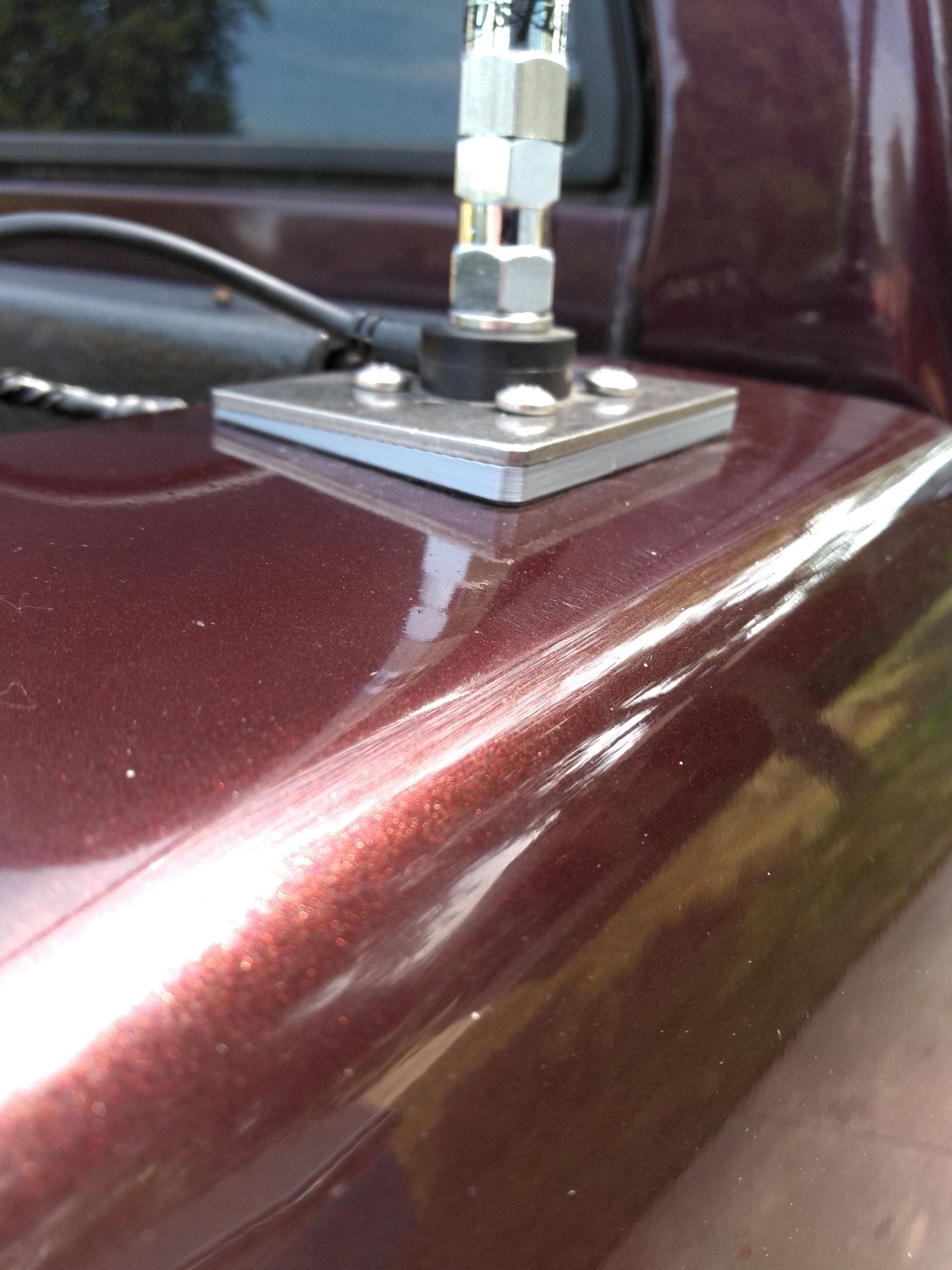 4 Degree Angle CB Antenna Corrector Wedge for Firestik Stake Pocket