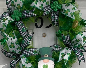 Saint Patricks day wreath