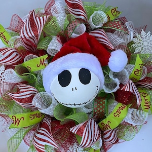 Jack skelington wreath