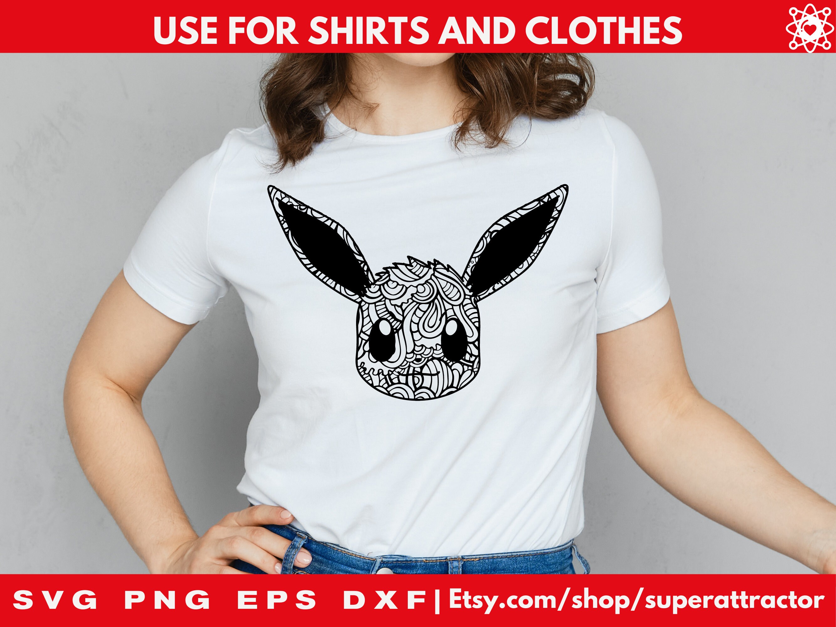 Eevee Coloring Page Pokemon Art Stencil Outline Gifts for Pokemon Fan ...