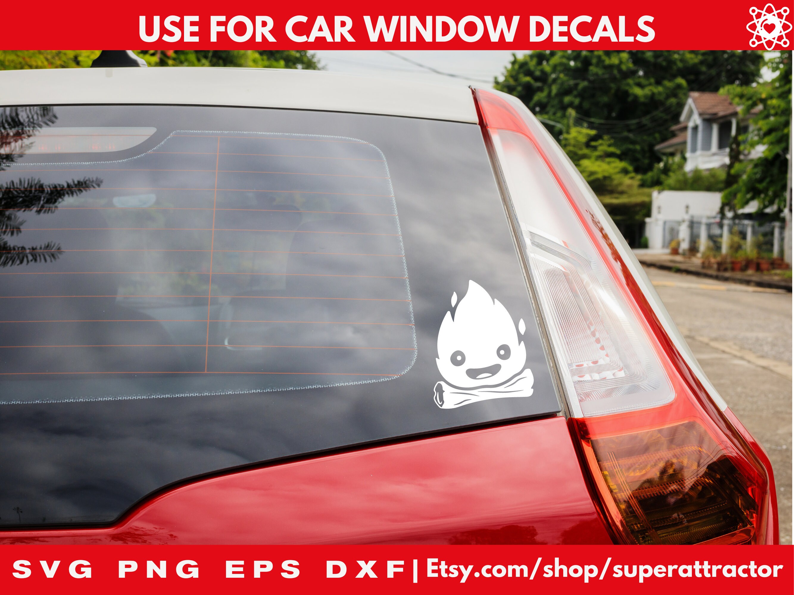 Calcifer SVG, JPG, PNG, Cricut Cut File, Silhouette Cut File, Coloring