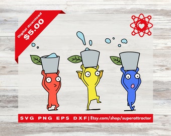 Pikmin PNG SVG Digital download Cut file