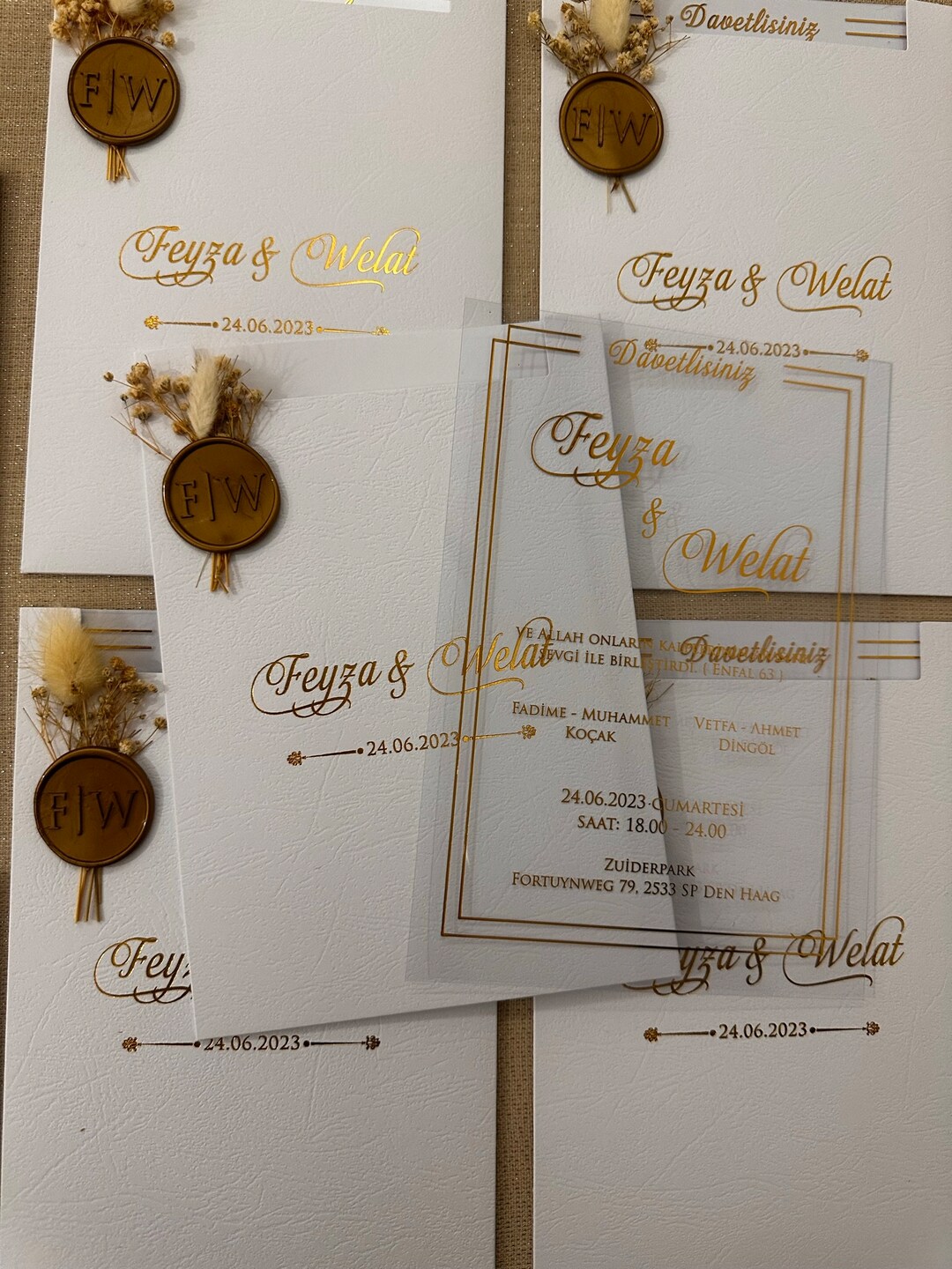 Transparent Weddin Invitations With Flowers, White Invitation, White ...