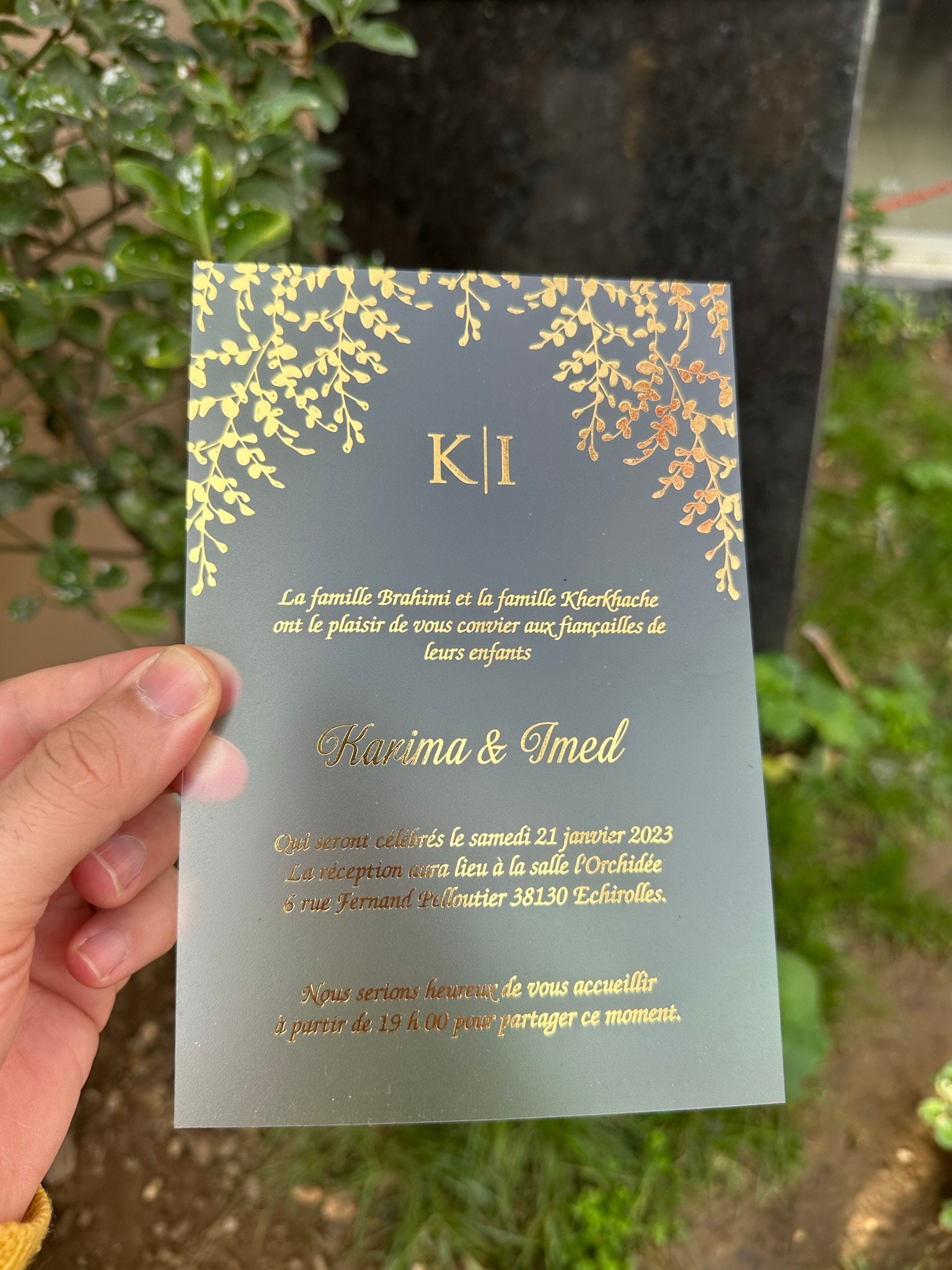 Luxury Wedding Invitation Frosted PVC, Sealed Luxury Wedding Invitation ...