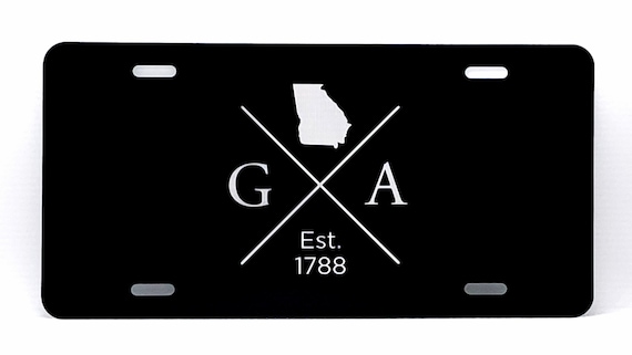 University Of Georgia License Plates (04001) (04005) Ghana