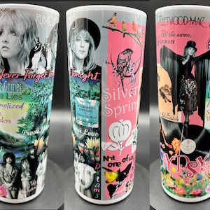 Fleetwood Mac Fan Art Tumbler  - Pink Version