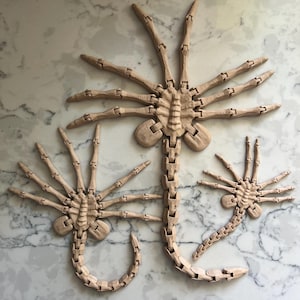3D Printed Alien Movie Facehugger - Articulated