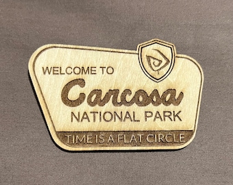 True Detective Themed Carcosa National Park Magnet
