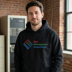 Enron Risk Management Department Hoodie Sweatshirt | Stock | Wall Street