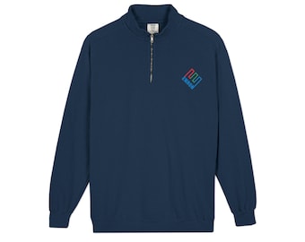 Enron Quarter-Zip Sweatshirt | Funny Enron Energy Parody Sweater