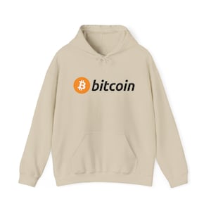 Bitcoin BTC Premium Cotton Hoodie | Bitcoin Sweatshirt | Cryptocurrency Hoodie | Crypto Token Blockchain | Bitcoin Merch | Satoshi Nakamoto