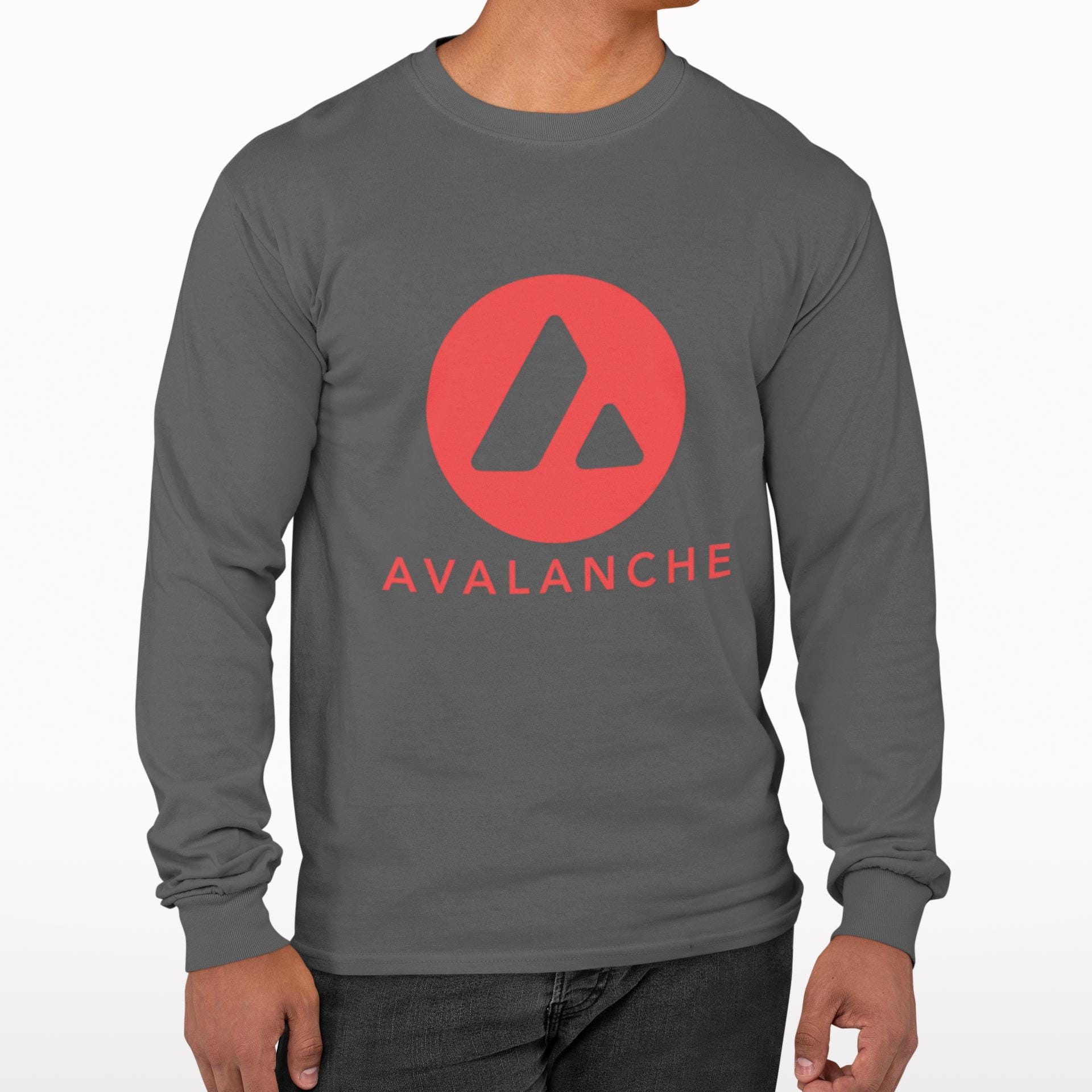 Chemise à manches longues AVAX Avalanche | T-shirt à manches longues Crypto  | T-shirt crypto-monnaie | Tailles S-5TG - Etsy France