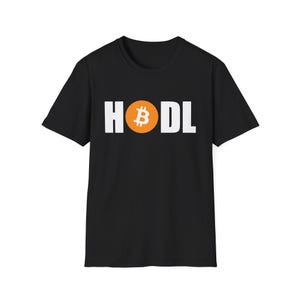 Bitcoin HODL Cotton T-Shirt, Hold Bitcoin Parody Tee, Bitcoin Merch, Graphic Cryptocurrency Shirt, Crypto Blockchain, Crypto Apparel Gift
