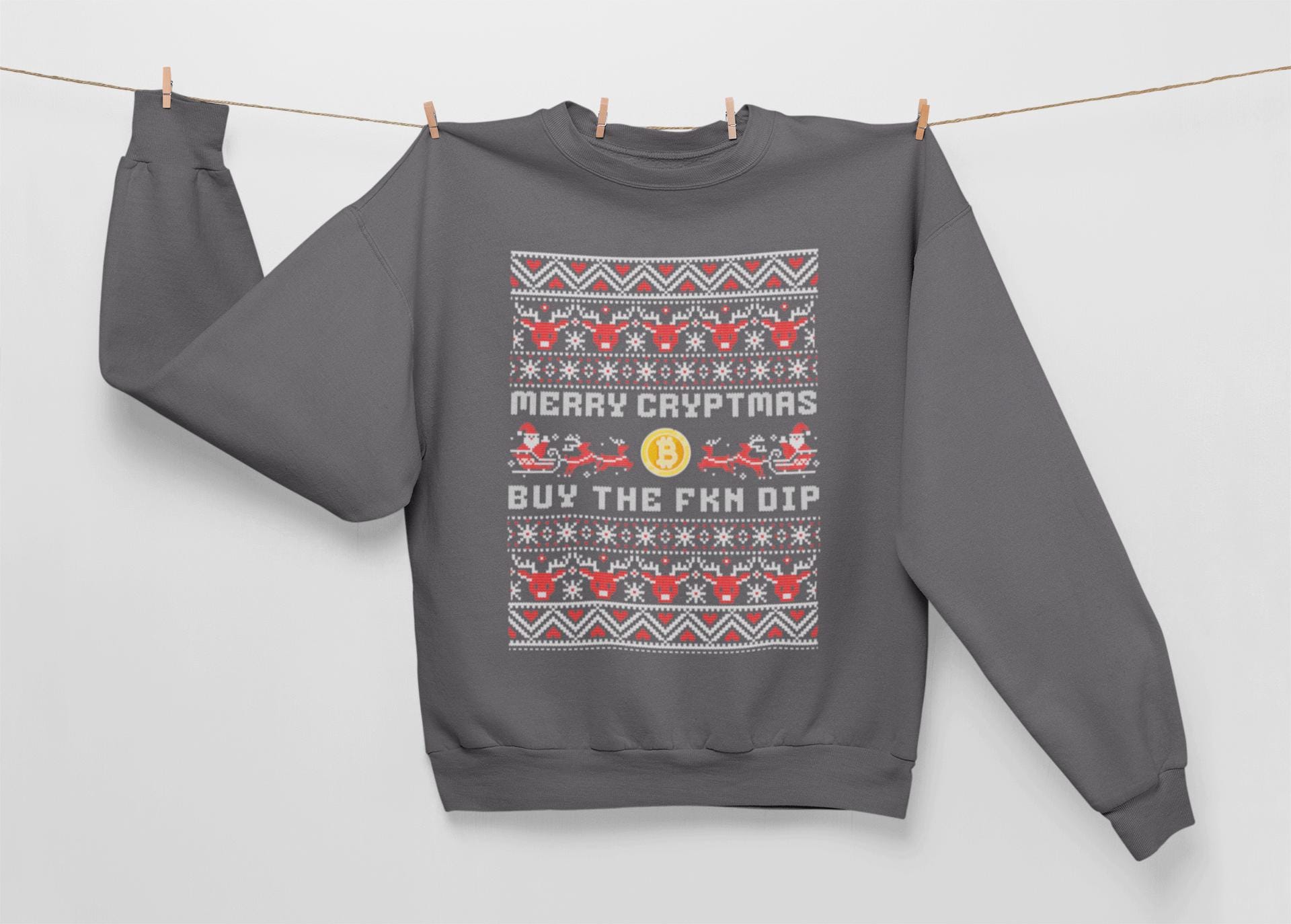 Crypto Buy The Dip Sweater Buy Bitcoin Ugly Sweater Online In India India