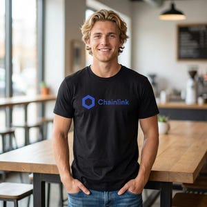 Chainlink Crypto Shirt - Blockchain Oracle Tee, Gift for Web3 Developer, LINK Token Apparel