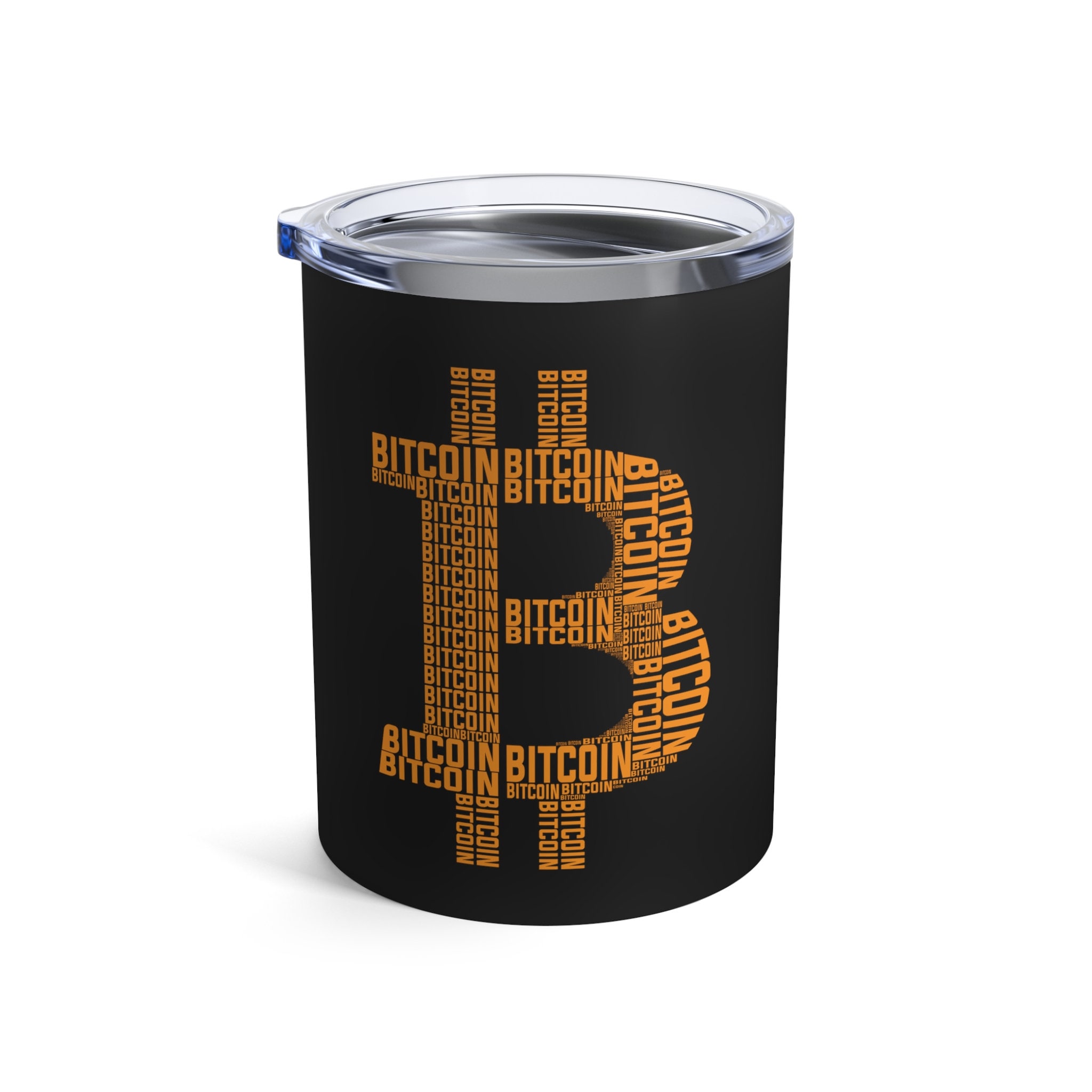 ビットコイン ステンレススチール タンブラー 10オンス | BTC 暗号コーヒーマグ | ブラック ビットコインカップ | 暗号通貨トラベルマグ |  ブロックチェーンギフトアイデア - Etsy 日本