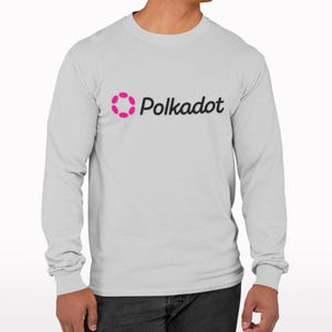Polkadot DOT Long Sleeve Shirt, Cryptocurrency T-Shirt, Blockchain Apparel, Polkadot Merch, Crypto Long Sleeve Tee, Crypto Merch, DOT Merch
