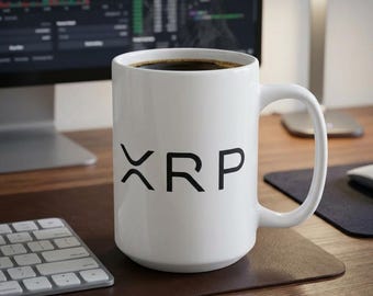 XRP-koffiemok, Ripple Crypto Cup, Cryptocurrency-mok, XRP-logomok, Crypto Trader Gift