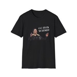 Maglietta Uomo Nera Elon Musk – T-shirt Hip Hop Con Stampa Divertente, Cotone, Girocollo, Regalo Originale