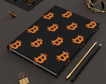 Hardcover dagboek Bitcoin | BTC-cryptonotitieboek