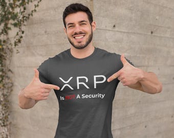 XRP Is Not A Security T-Shirt | Crypto Blockchain Tee