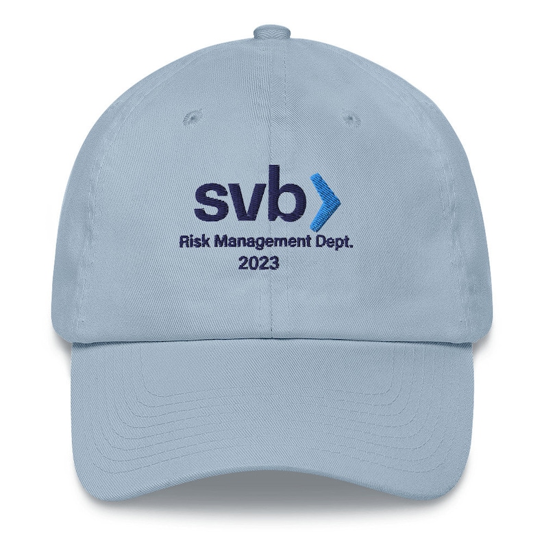 SVB Risk Management Dad Hat | Finance Meme Baseball Cap - Etsy