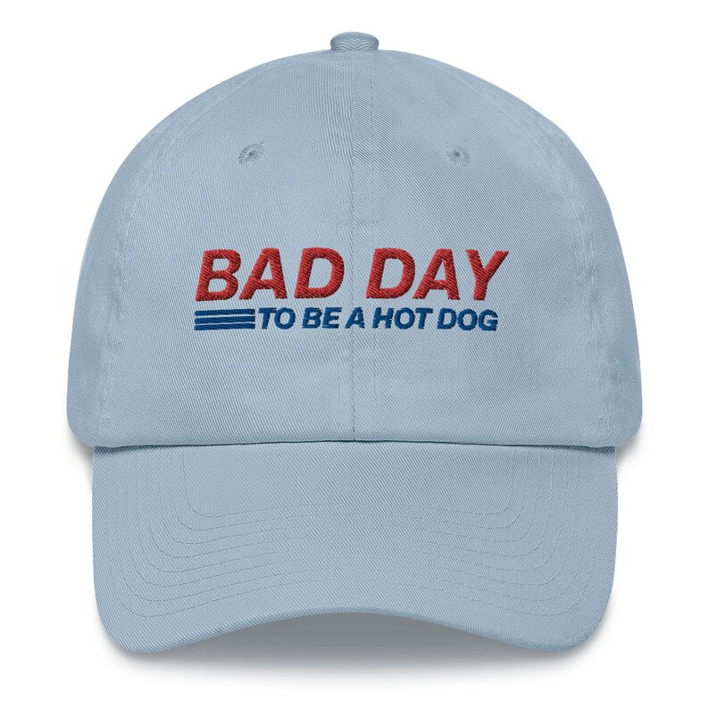 Bad Day To Be a Hot Dog Hat, Funny Dad Hat, Costco, Kirkland Signature, All Beef Hot Dog