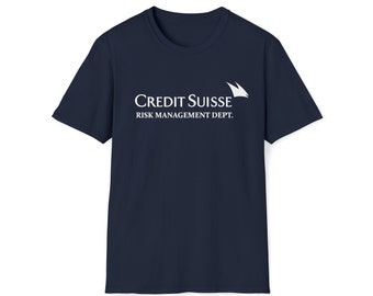 Credit Suisse Risk Management Dept. T-shirt met ronde hals