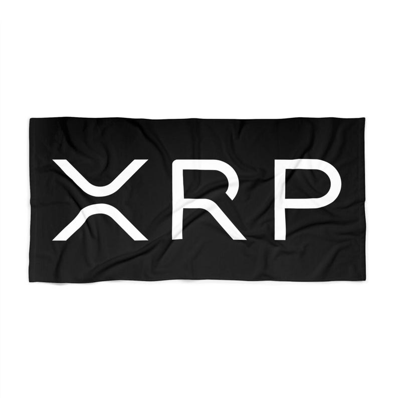 XRP Beach Towel | Ripple Crypto Towel | Cryptocurrency Pool Towel | Crypto Towel image 8