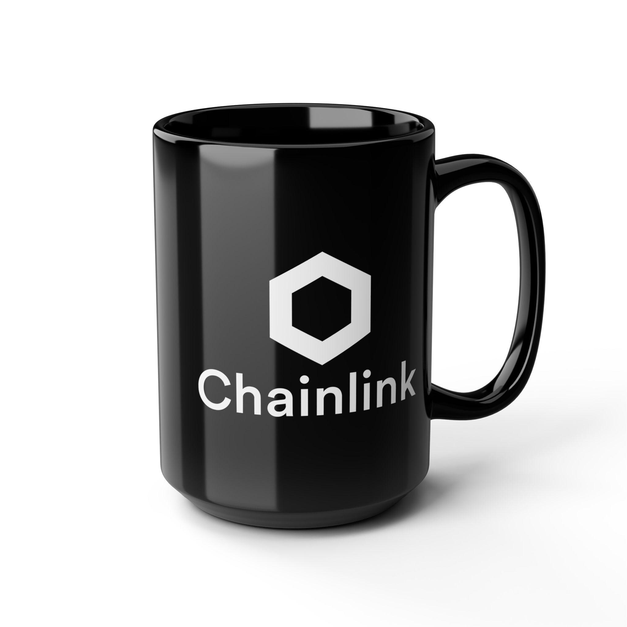 Chainlink ブラック暗号通貨マグ - LINK Cryptoカップ、11オンス/15オンス、暗号通貨コーヒーマグ、Chainlinkグッズ、ブロックチェーントレーダーギフトアイデア、  - Etsy 日本