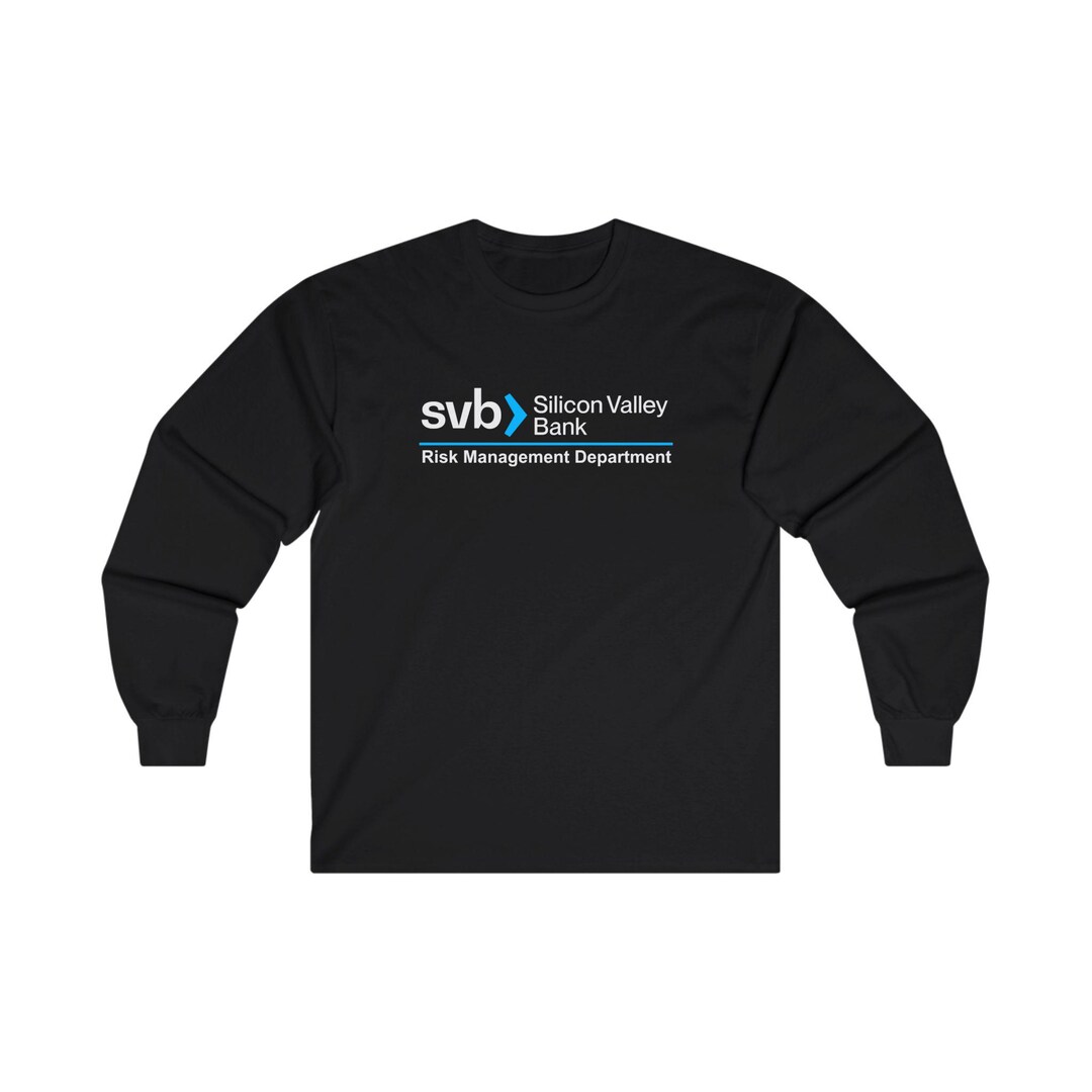 SVB Silicon Valley Bank Risk Management Department Long Sleeve Cotton ...