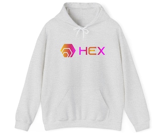 HEX Pulsechain Hoodie Sweatshirt, Crypto Hoodie, Cryptocurrency, Blockchain, Web3, DeFi, HODL, To The Moon