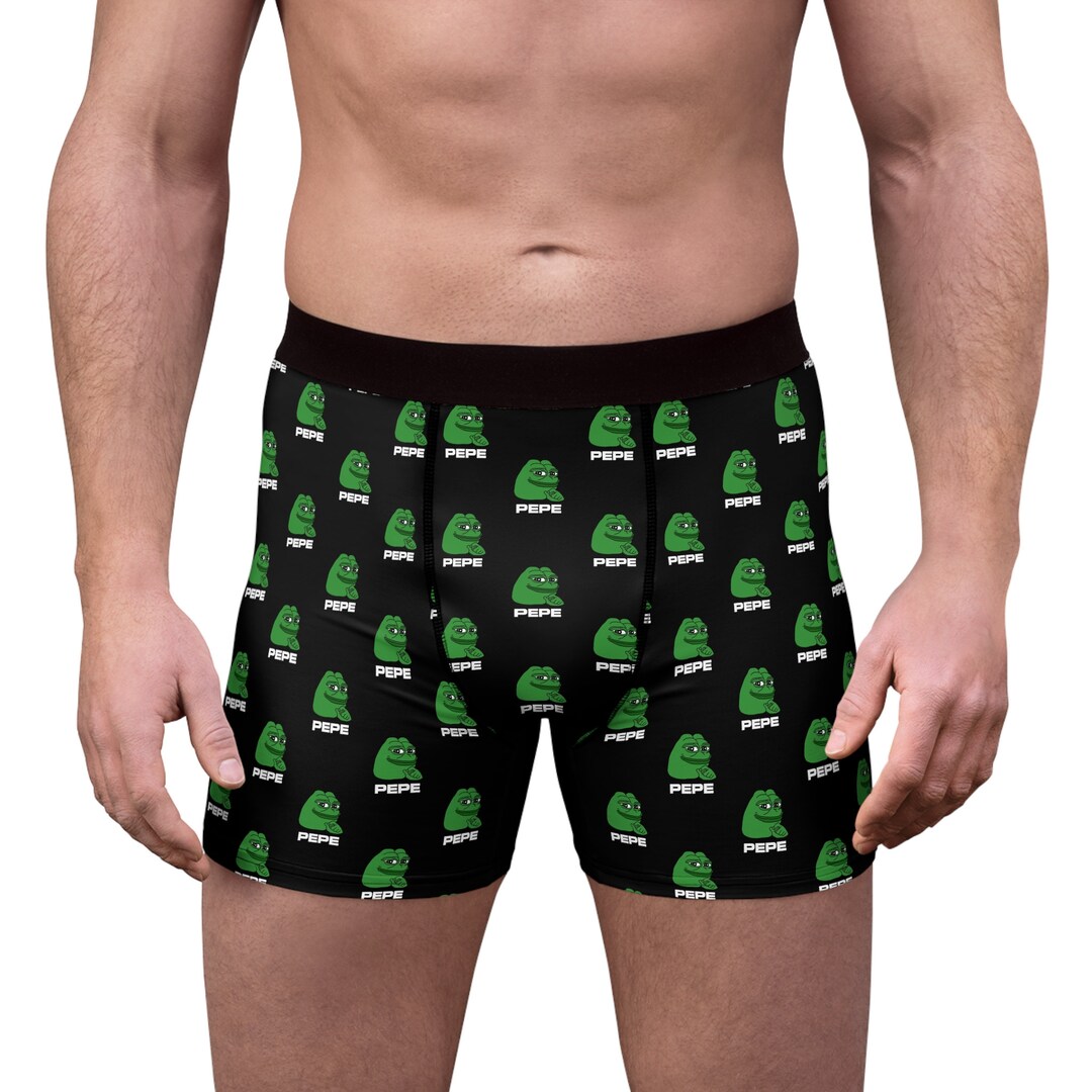 Pepecoin PEPE Boxer Briefs Make Memecoins Great Again Pepe - Etsy