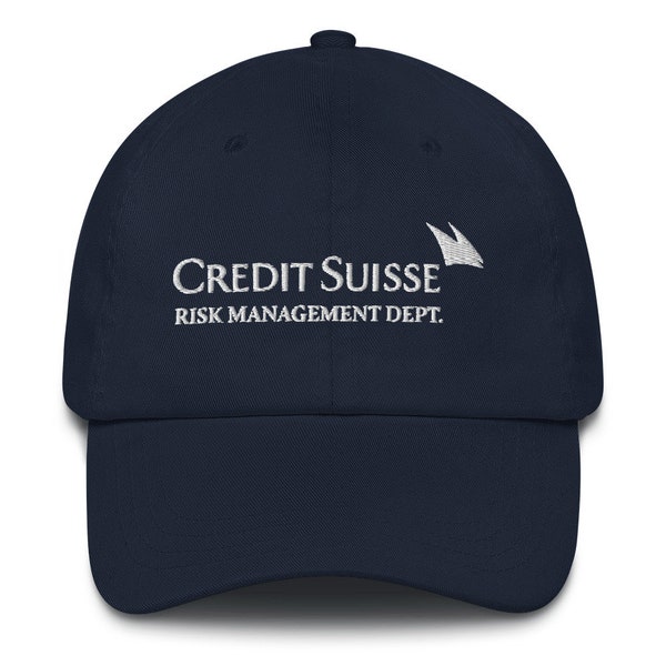 Credit Suisse Risk Management Dept. Dad Hat | Funny