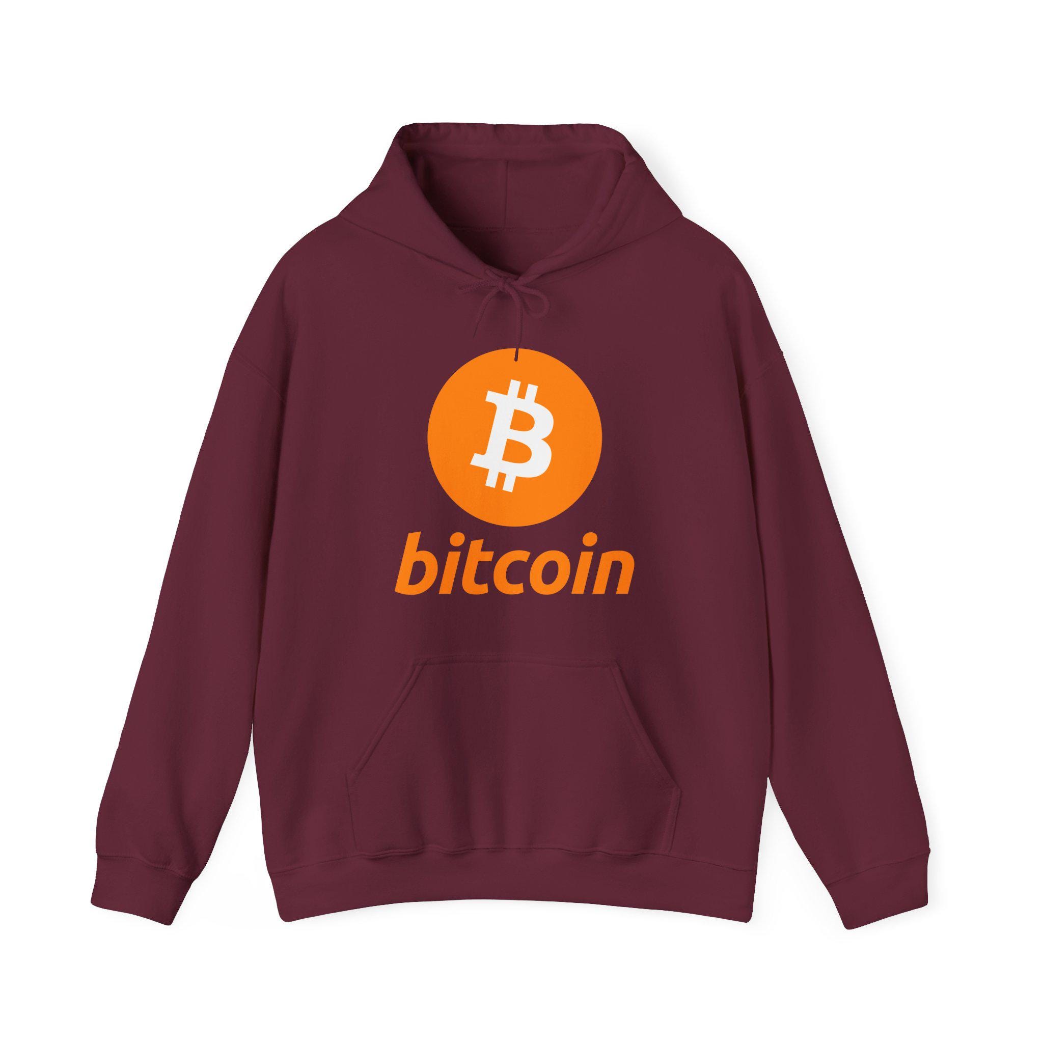 Buy Bitcoin Logo Pullover Hoodie | BTC Crypto Sweatshirt | Cryptocurrency  Hoodie for Men | Blockchain Apparel Online in India - Etsy