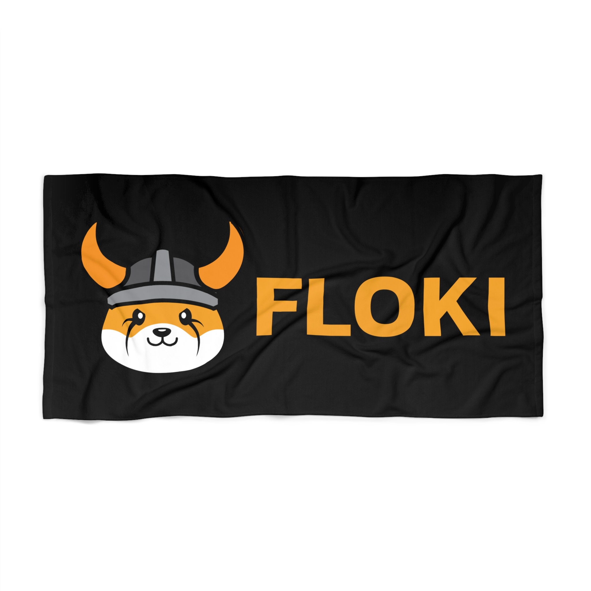 Serviette de plage Floki Inu - serviette de jeton Viking Dog Meme,  serviette de pièce de monnaie Floki Meme, Floki Inu Merch, serviette crypto-monnaie,  serviette de plage crypto, HODL - Etsy France