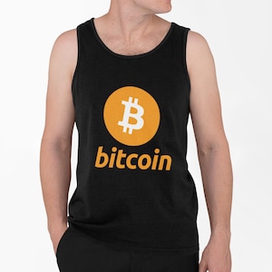 Bitcoin Tank Top, BTC Krypto-Währung Tank, Bitcoin Merch, Krypto-Blockchain-Kleidung, Bitcoin Beachwear, Krypto-Merch, Bitcoin Tank für Männer