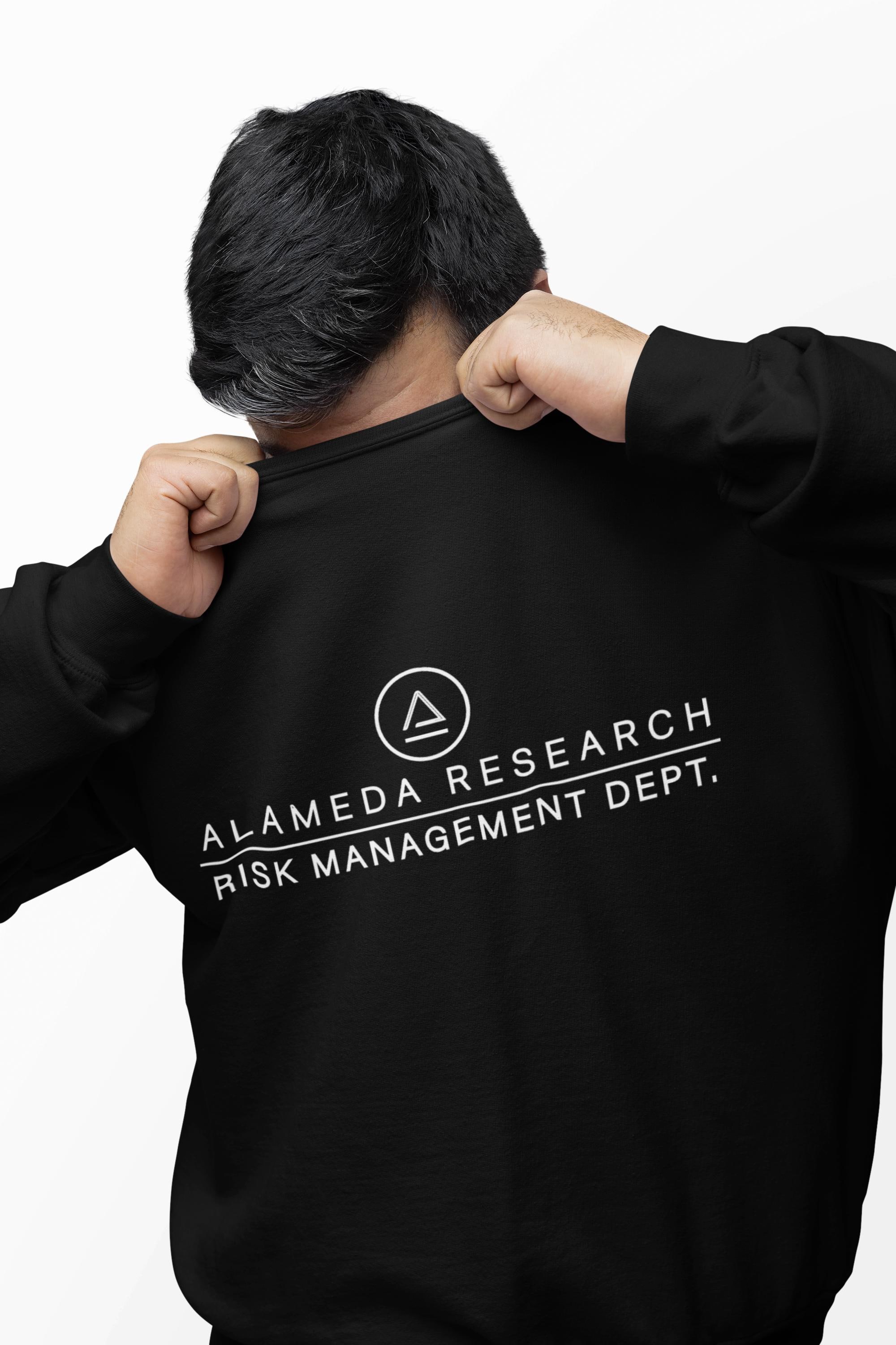 Alameda Research Risk Management Dept Sweatshirt | Funny FTX Parody |  Cryptocurrency Sweater | Crypto Meme Humor - Etsy