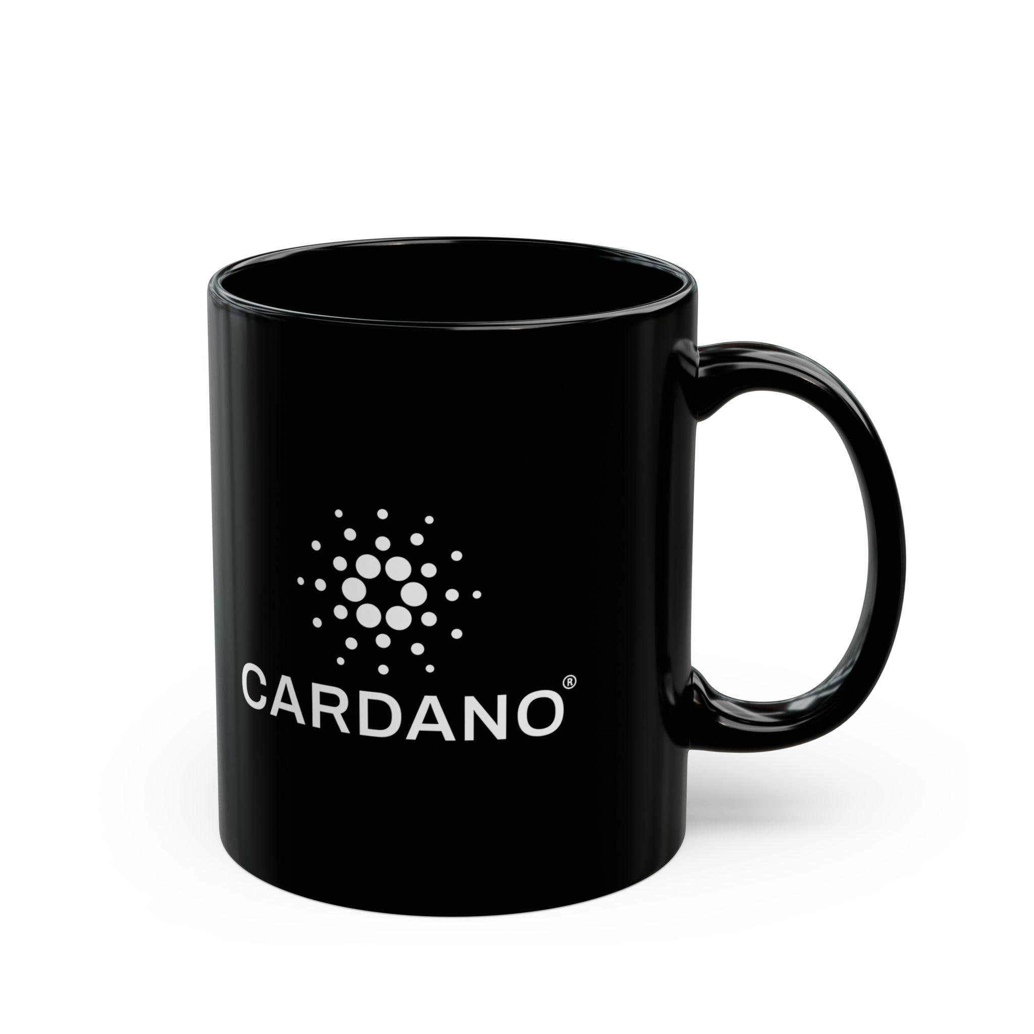 Cardano-koffiemok - zwarte ADA-koffiemok, Cardano-merchandise,  cryptocurrency-mok, Crypto-koffiemok, zwarte Crypto Blockchain-beker, HODL  - Etsy Nederland