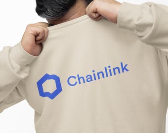 Chainlink Sweatshirt | LINK Crypto Sweater | Cryptocurrency Pullover | Blockchain Oracle Gift