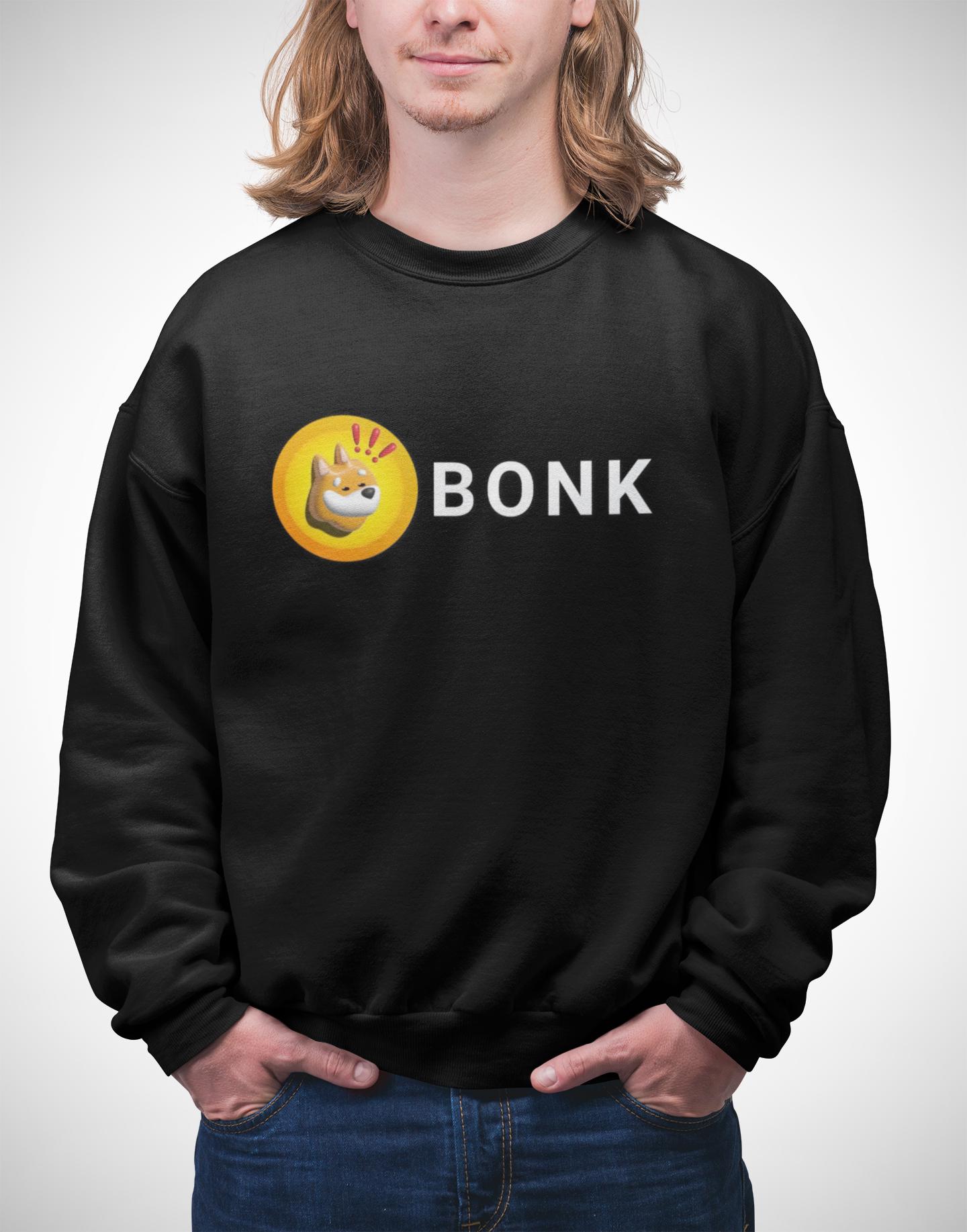 Sweat-shirt meme BONK | Pull crypto amusant | Pullover crypto-monnaie |  Tailles S-4XL - Etsy France