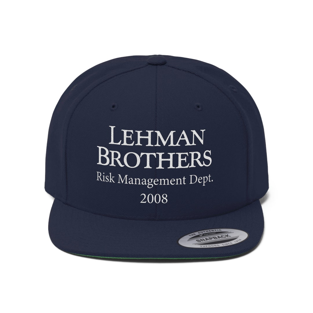 Lehman Brothers Risk Management Dept. 2008 Flat Bill Hat Etsy Lehman Brothers Risk Management Dept. 2008 Flat Bill Hat Etsy