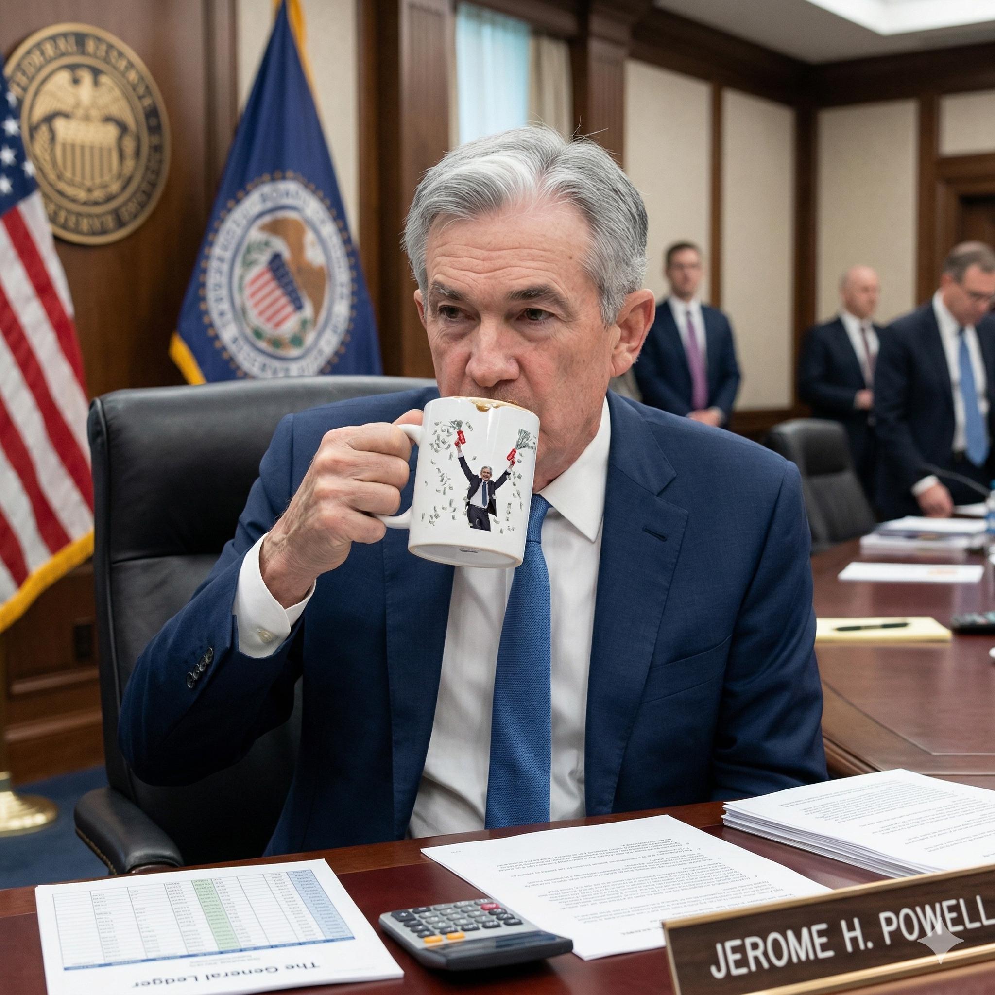 Jerome Powell Money Printer Mug, Funny Jay Powell Finance Gift Jerome Powell Money Printer Mug, Funny Jay Powell Finance Gift