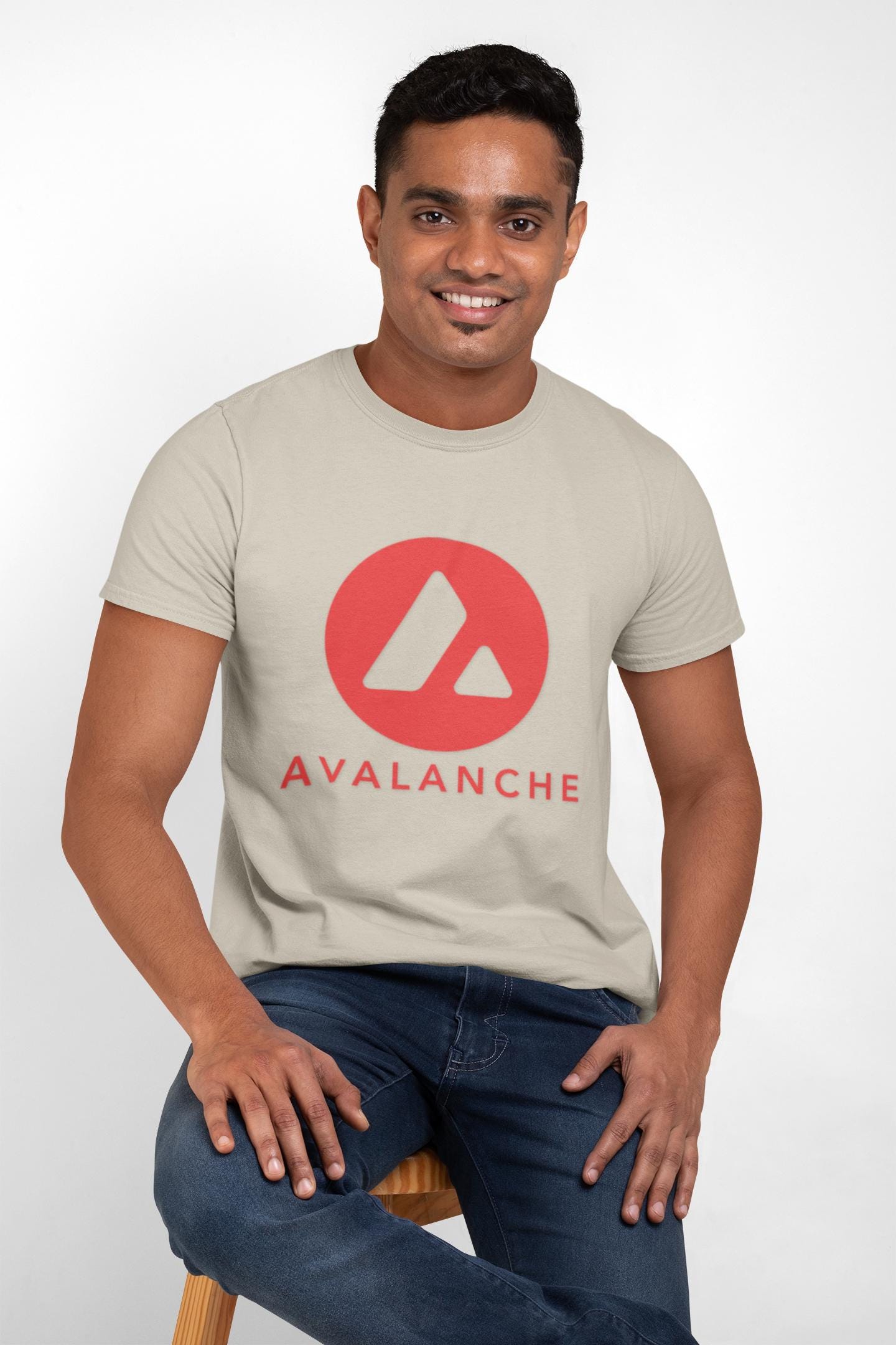 Avalanche Crypto Tシャツ - AVAXロゴTシャツ、メンズ暗号通貨シャツ