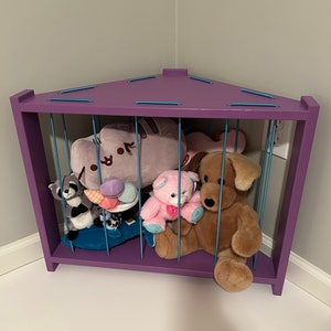 Jtksfcl Stuffed Animal Storage Wood Corner Plush Toys