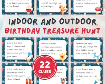 Birthday Treasure Hunt: Kids Adventure Game (Digital Download)
