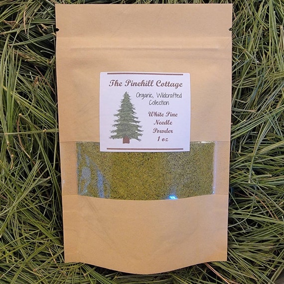 Pine Needle Powder Needle Tea White Pine Needle Powder Etsy