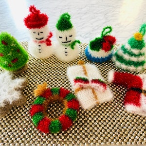 Cute Christmas Korean Scrubby Dish Sponge