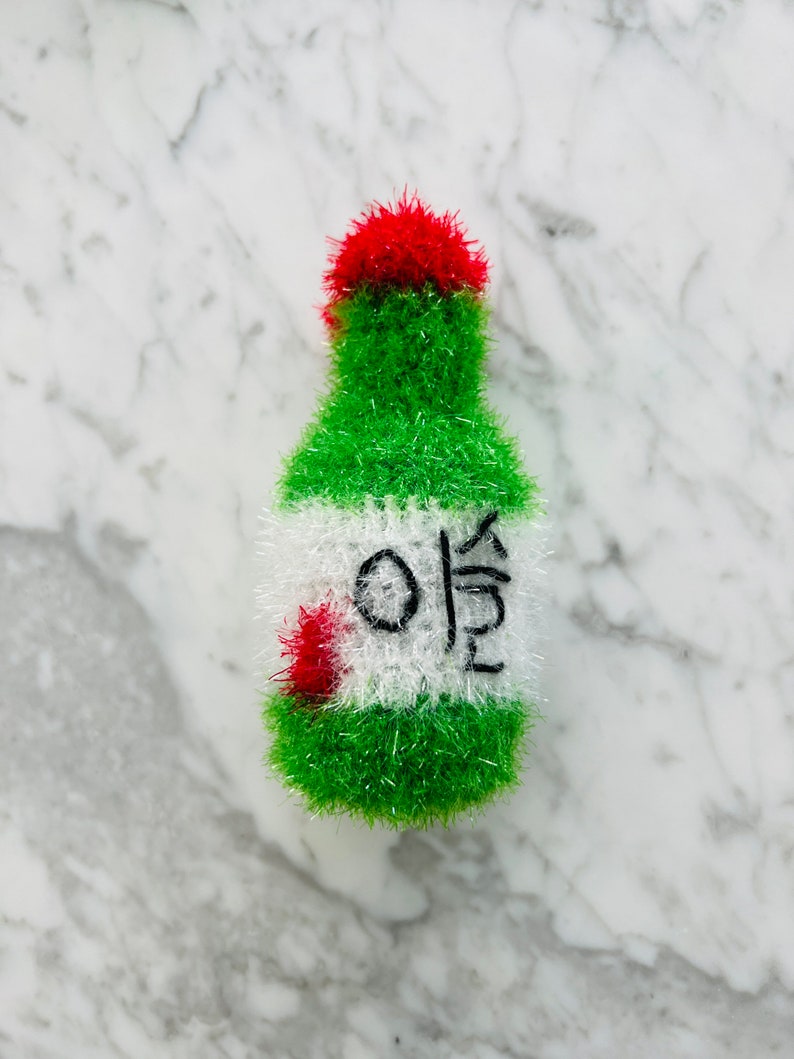 Korean Soju Drink Scrubby Dish Sponge - Thumbnail 3