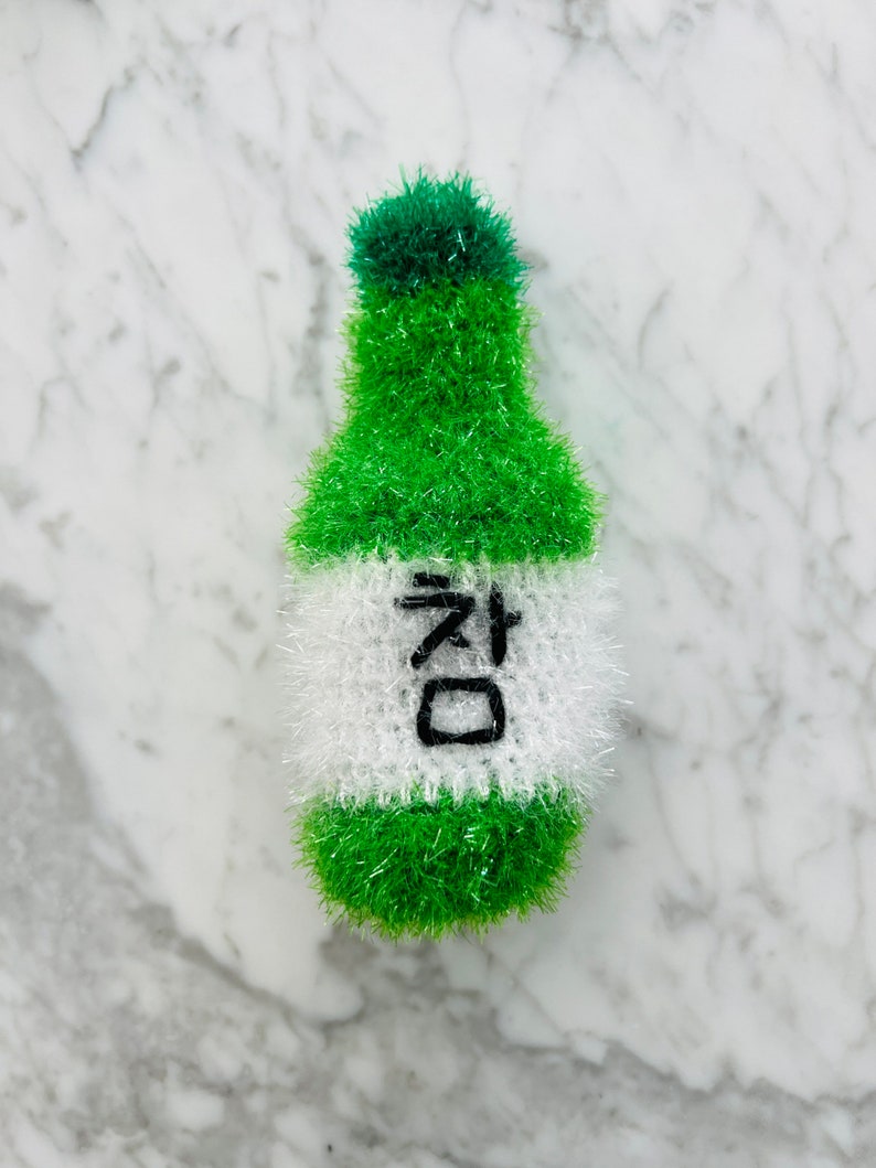 Korean Soju Drink Scrubby Dish Sponge - Thumbnail 2